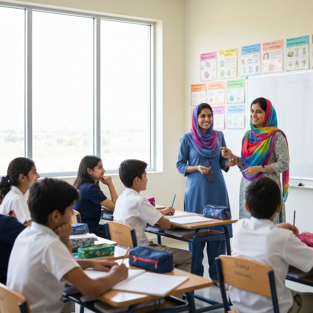 Classroom at Indus Educational Academy