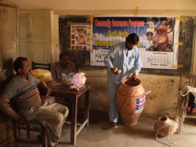 Community awareness programme – bio-sand filter demonstration