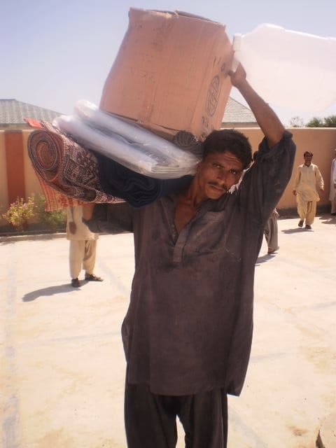 NFI distribution registration with IOM at Kurkali