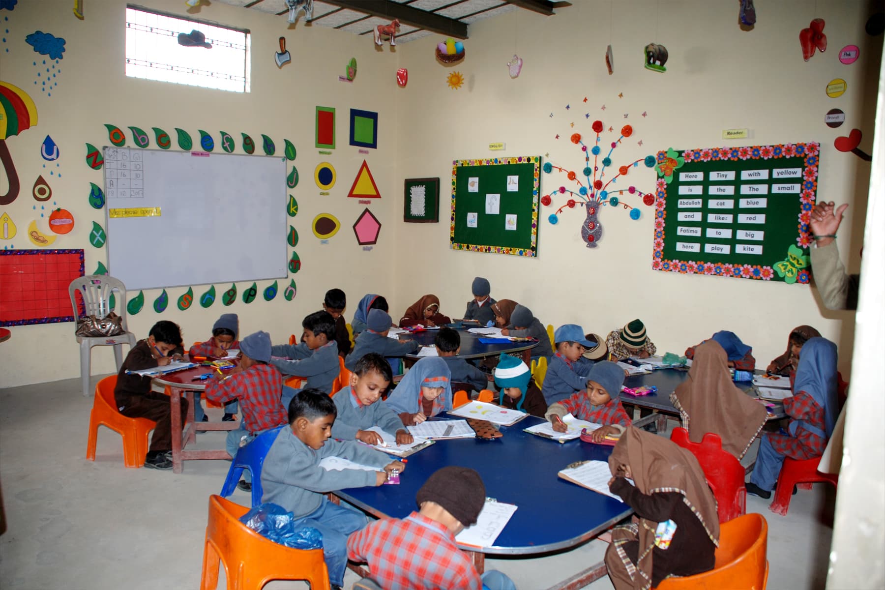 Students at Indus Educational Academy
