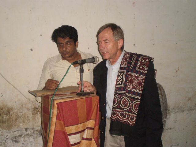 Indus Educational Academy school event with audience