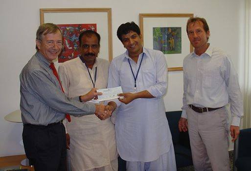 Award presentation with German Consulate General Karachi