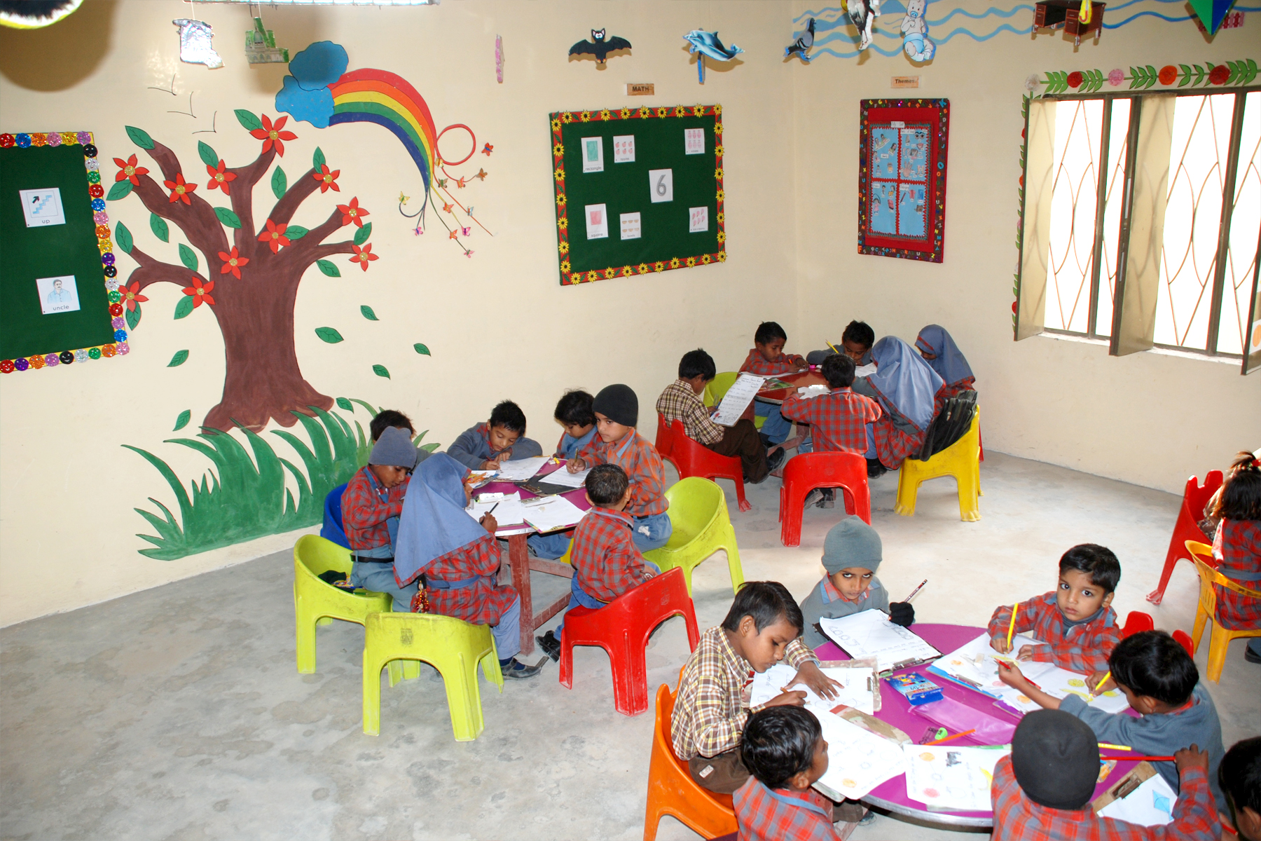 Students at Indus Educational Academy