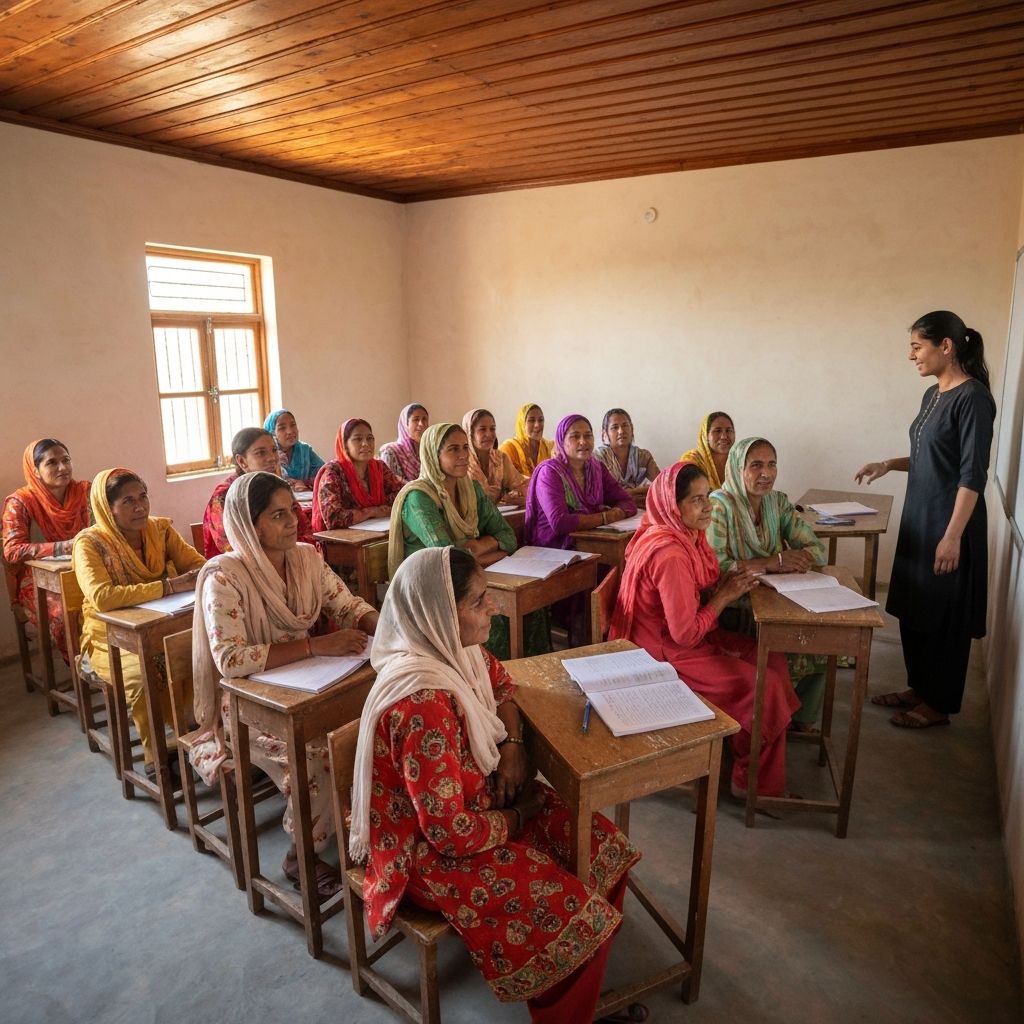 Women literacy programme